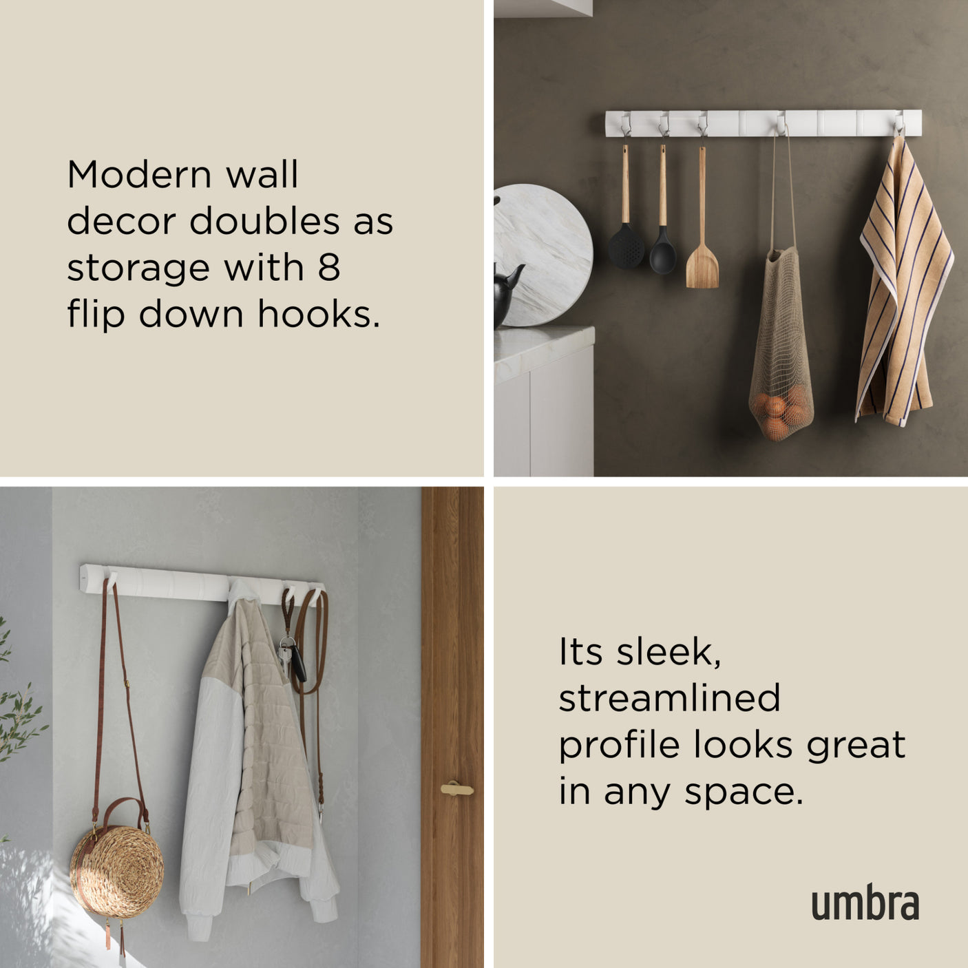 Wall Hooks | color: White-White