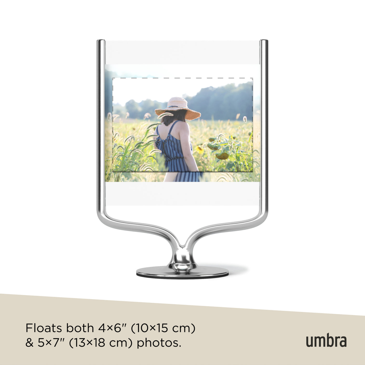 Tabletop Frames | color: Chrome