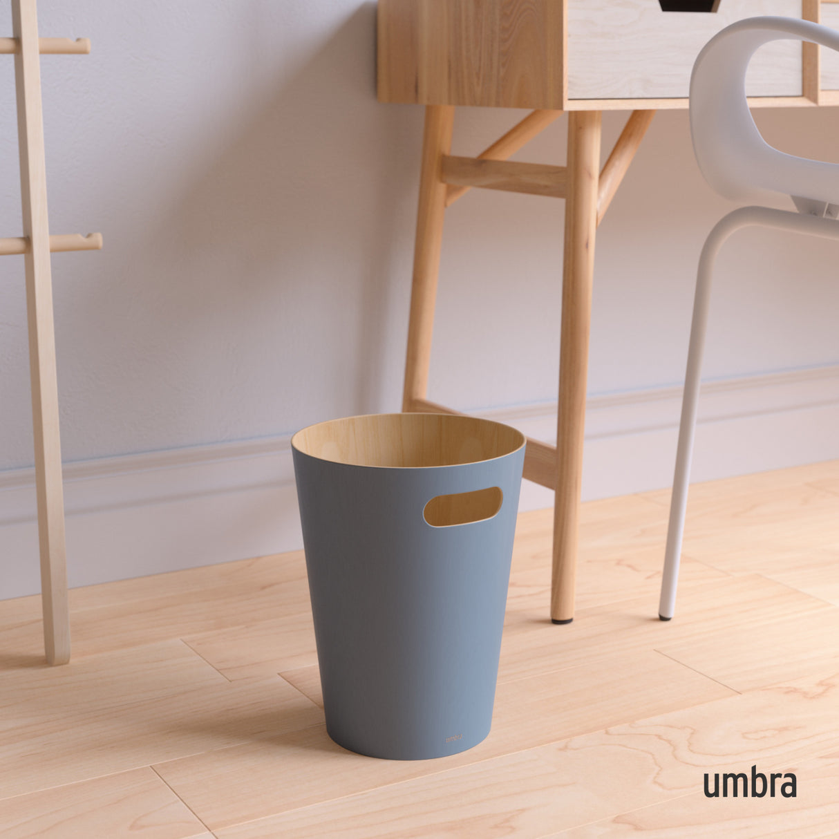 Bathroom Trash Cans | color: Slate Blue