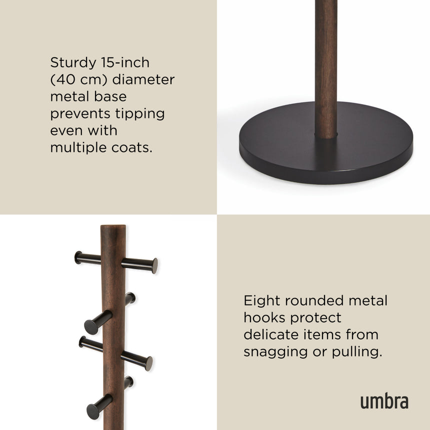 Coat Racks & Valets | color: Black-Walnut