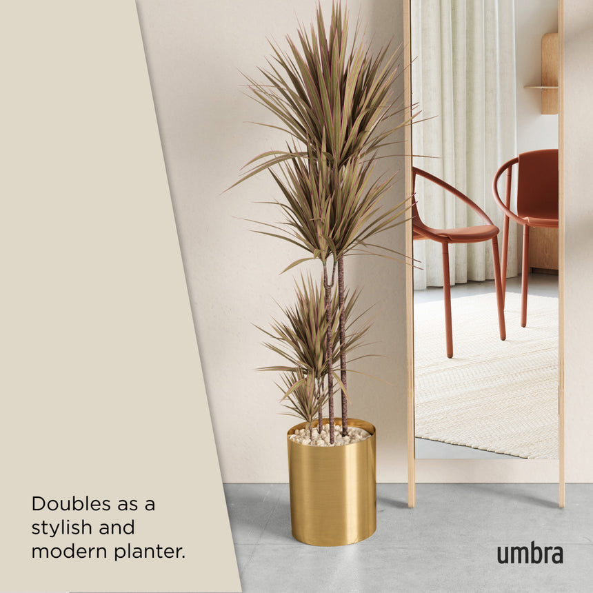 Bathroom Trash Cans | color: Matte-Brass