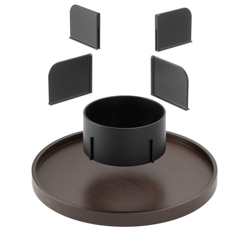 Kitchen Organization | color: Black-Walnut