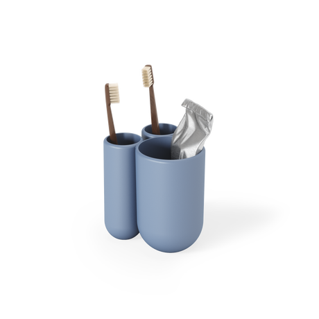 Tumblers & Toothbrush Holders | color: Slate Blue