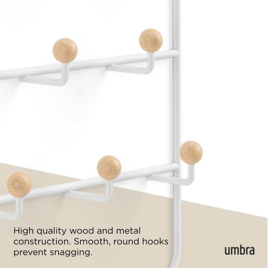 Over The Door Hooks | color: White-Natural
