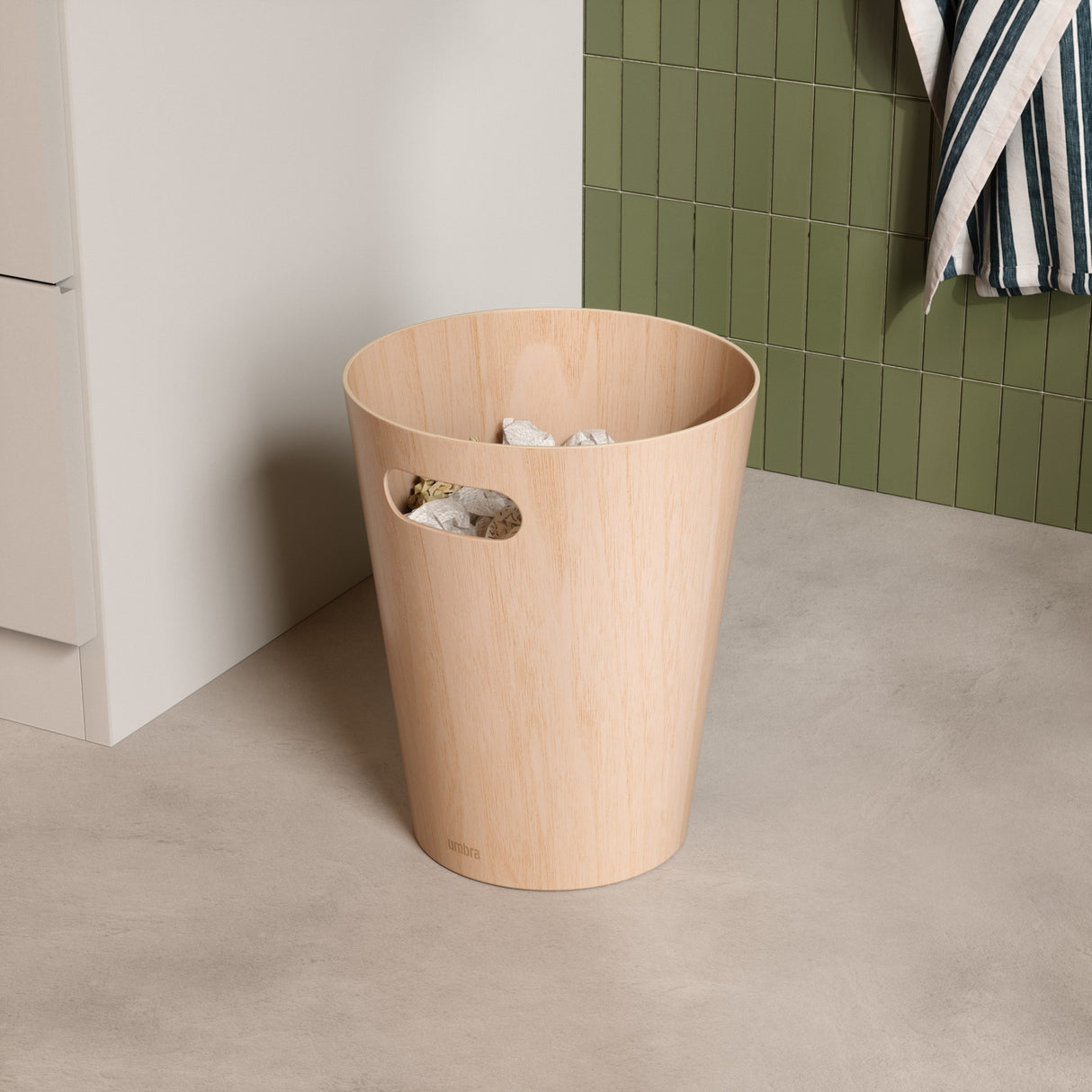Bathroom Trash Cans | color: Natural | Hover