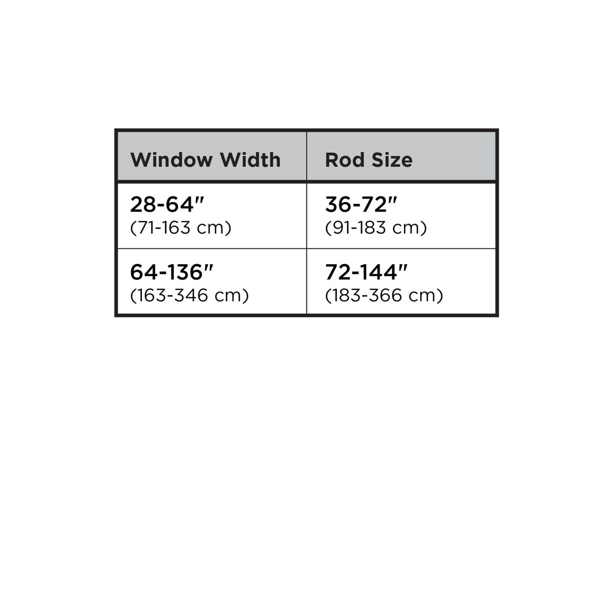 Single Curtain Rods | color: Eco-Friendly Nickel | size: 72-144" (183-365 cm) | diameter: 1" (2.5 cm)