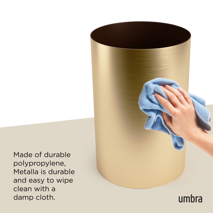 Bathroom Trash Cans | color: Matte-Brass