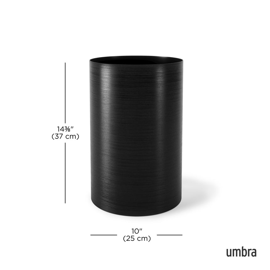 Bathroom Trash Cans | color: Black
