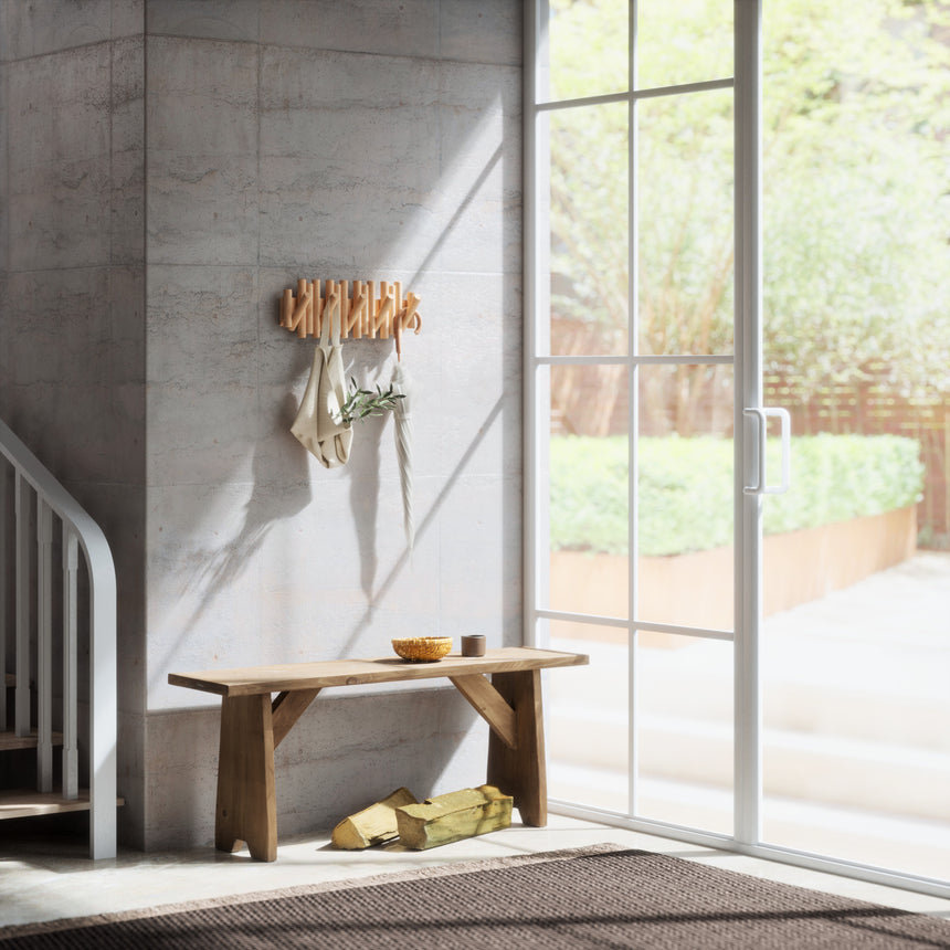 Wall Hooks | color: Natural | size: 5-Hook