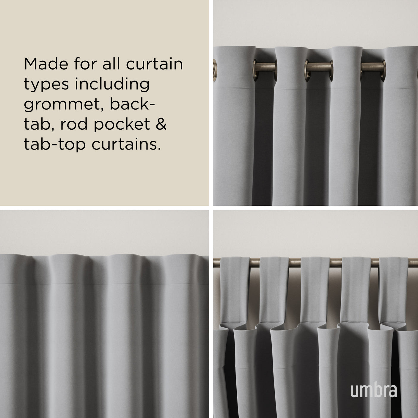 Single Curtain Rods | color: Gold | size: 36-66" (91-168 cm) | diameter: 1" (2.5 cm)
