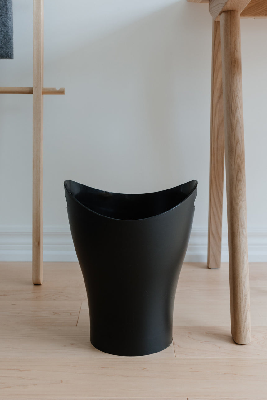 Bathroom Trash Cans | color: Black