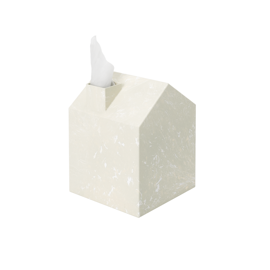 Tissue Box Cover & Trays | color: Ocean Sand