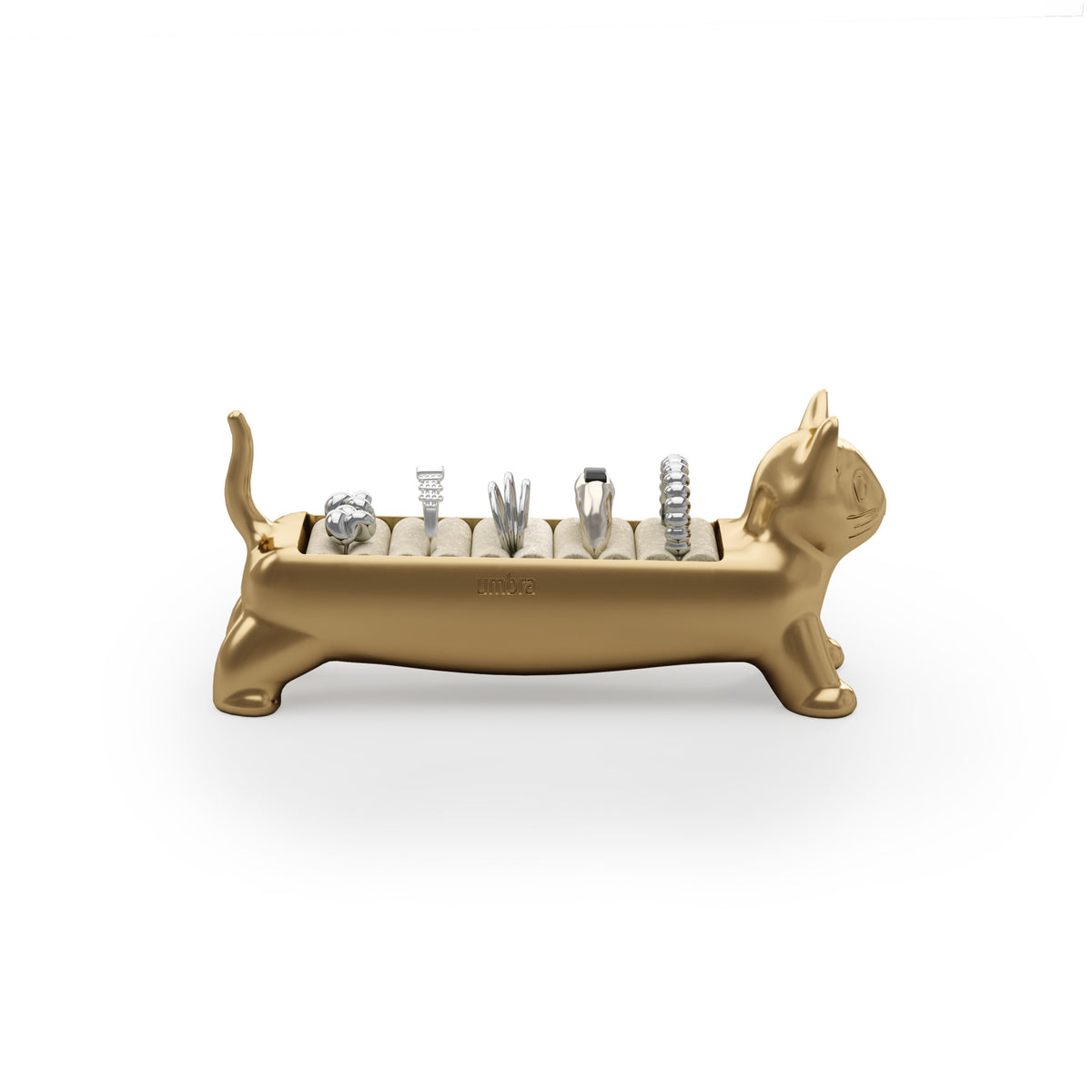 Ring Holders | color: Vintage Brass