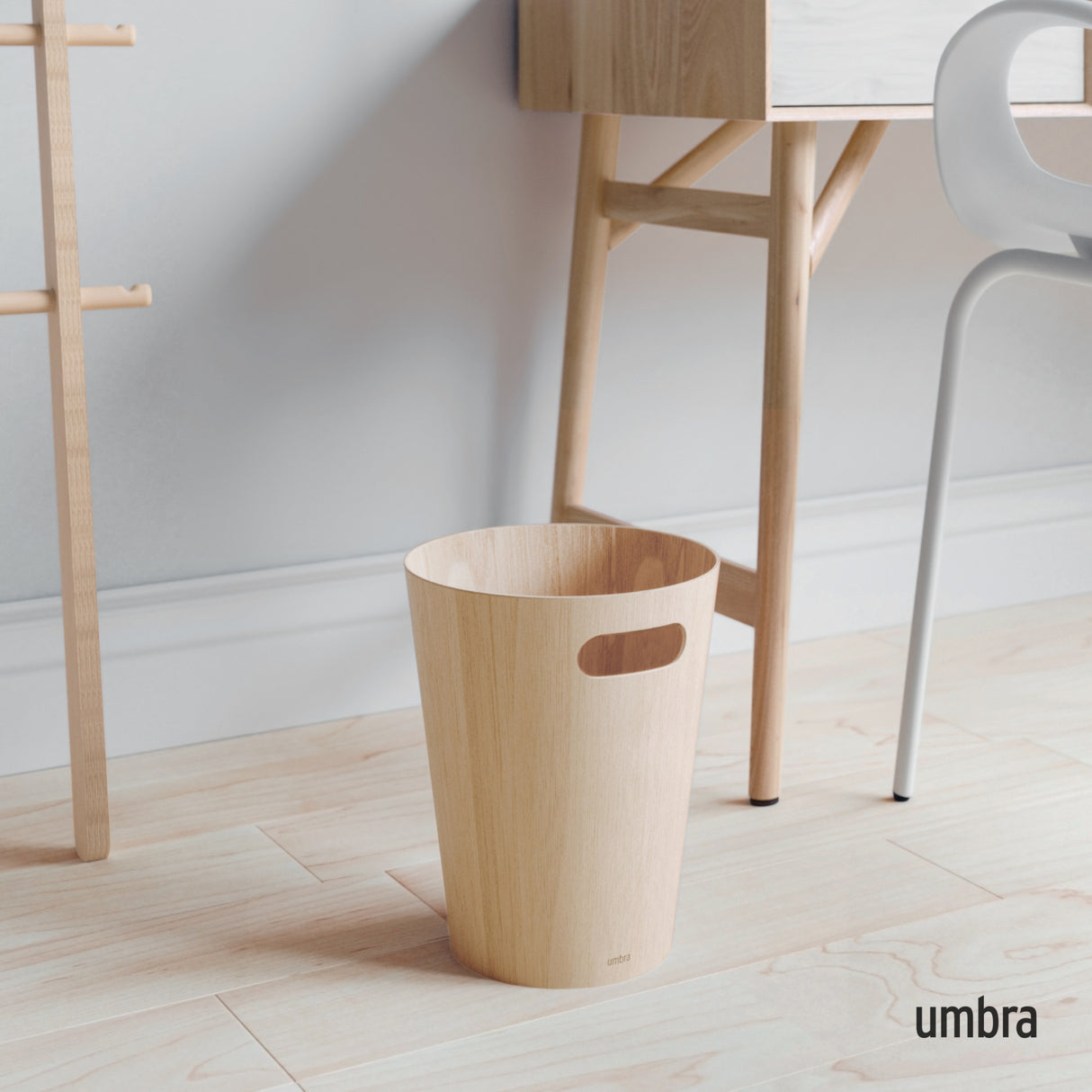 Bathroom Trash Cans | color: Natural