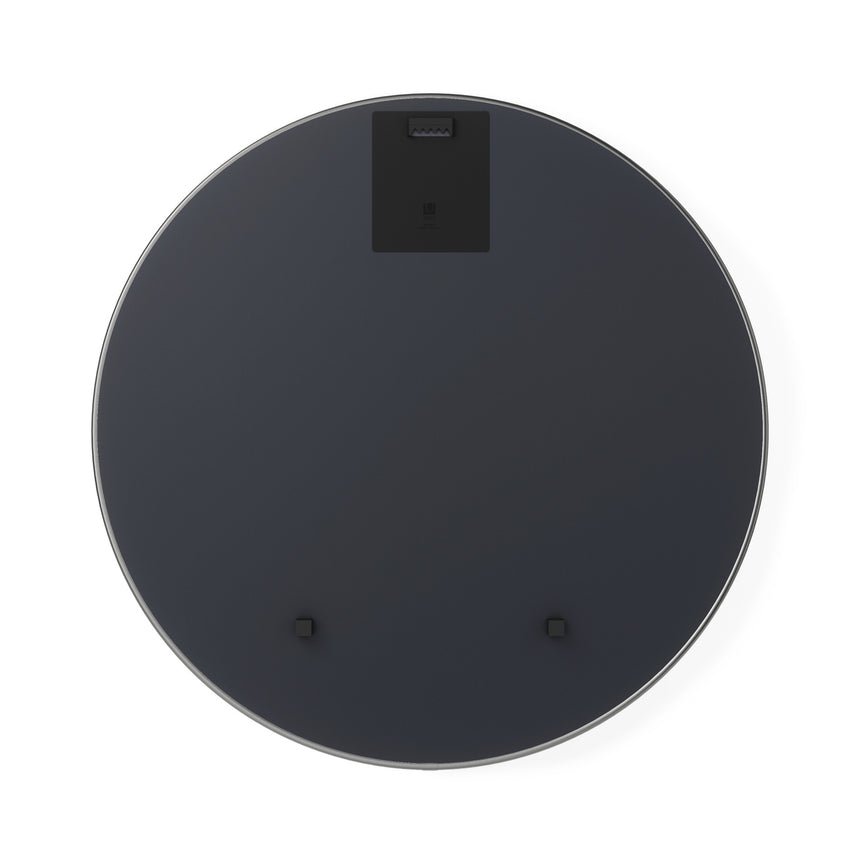 Wall Mirrors | color: Metallic-Titanium | size: 34" (86 cm)