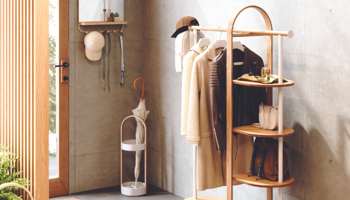 coat racks & entryway