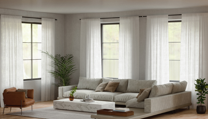 curtain rod guide