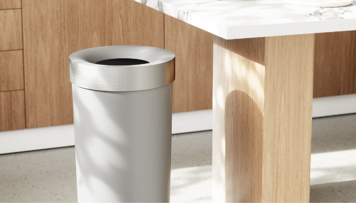 trash cans