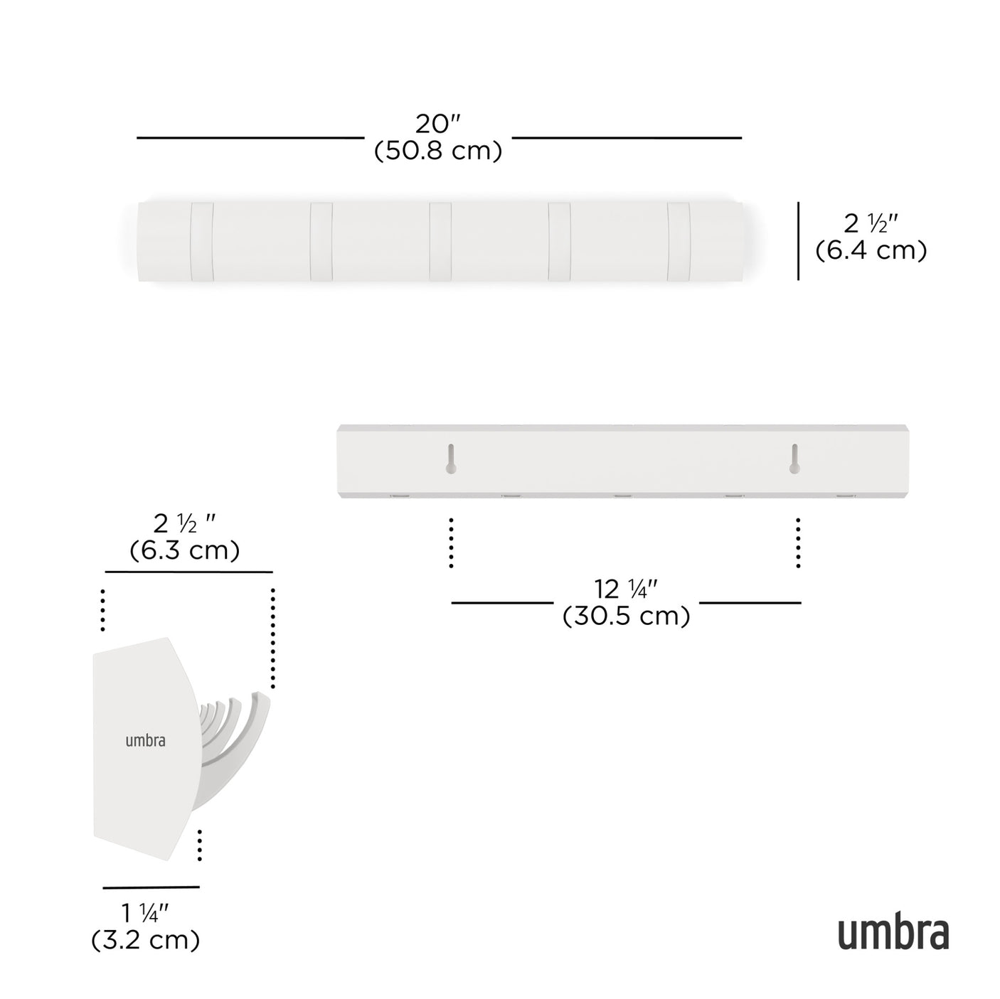 Wall Hooks | color: White-White