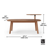 Coffee Tables & End Tables | color: Light-Walnut