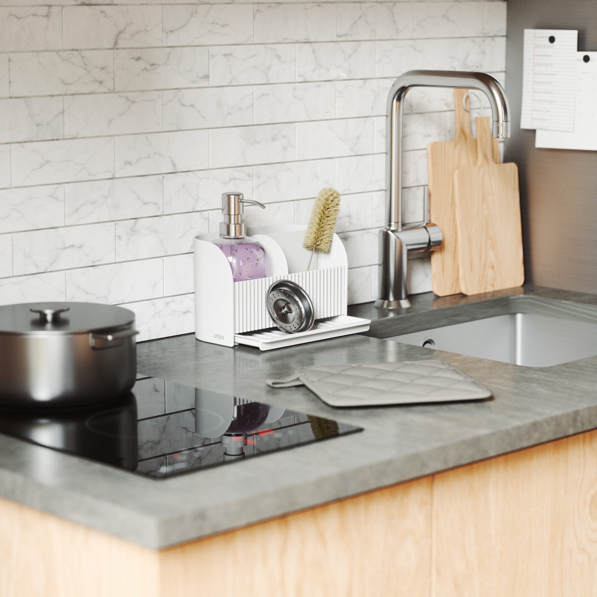 Sling sink caddy with pump - Thumbnail 4