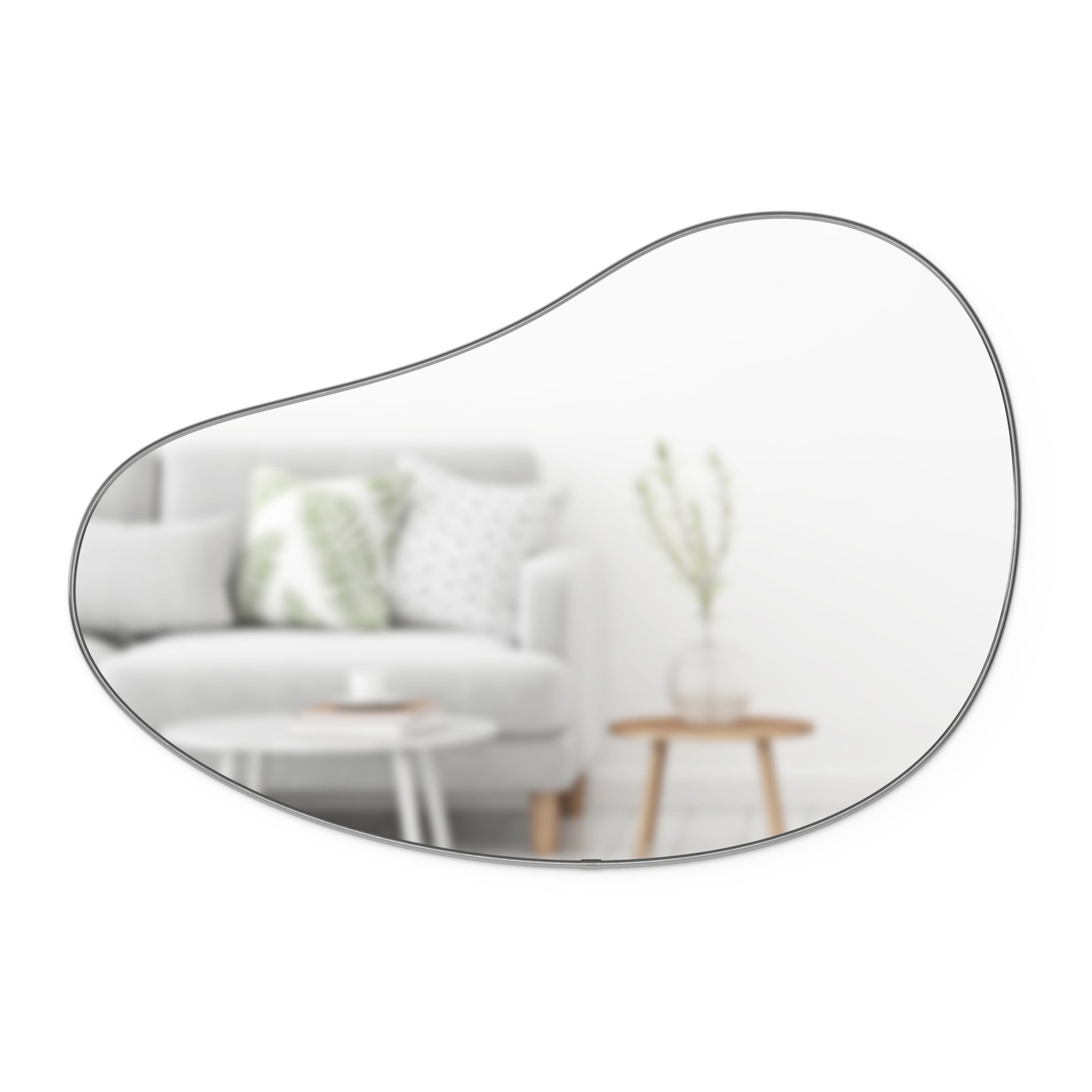 Modern Wall Mirror - Pebble | Organic Shaped Mirror by Umbra