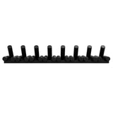 Wall Hooks | color: Black | size: 8-Hook