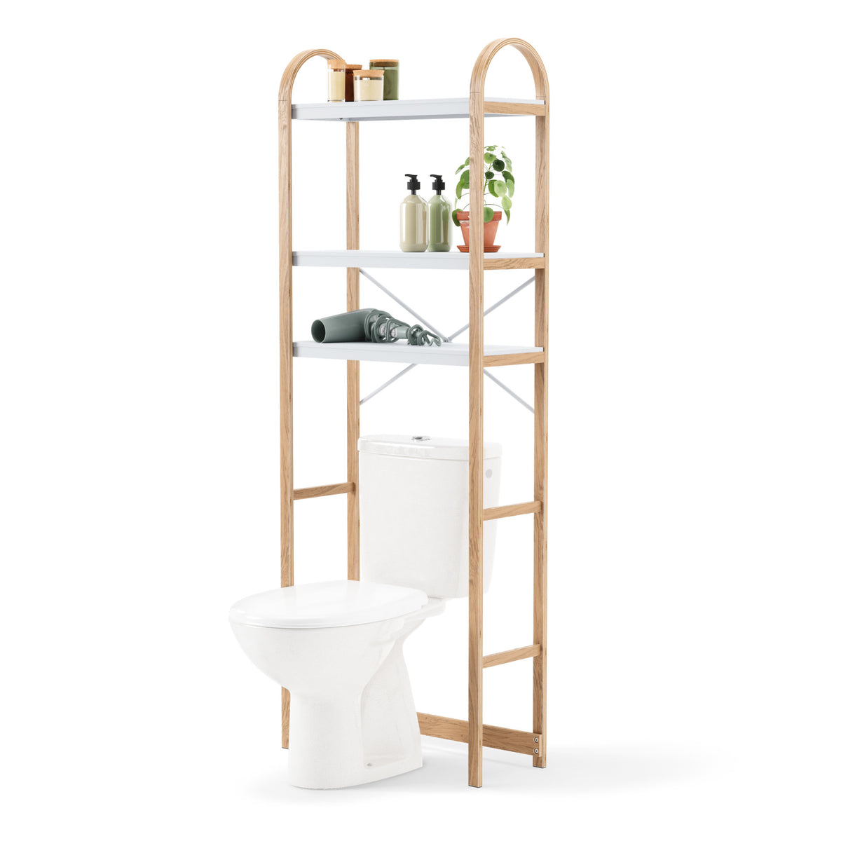 Bellwood Over the Toilet Shelf - Modern Bathroom Storage | Umbra