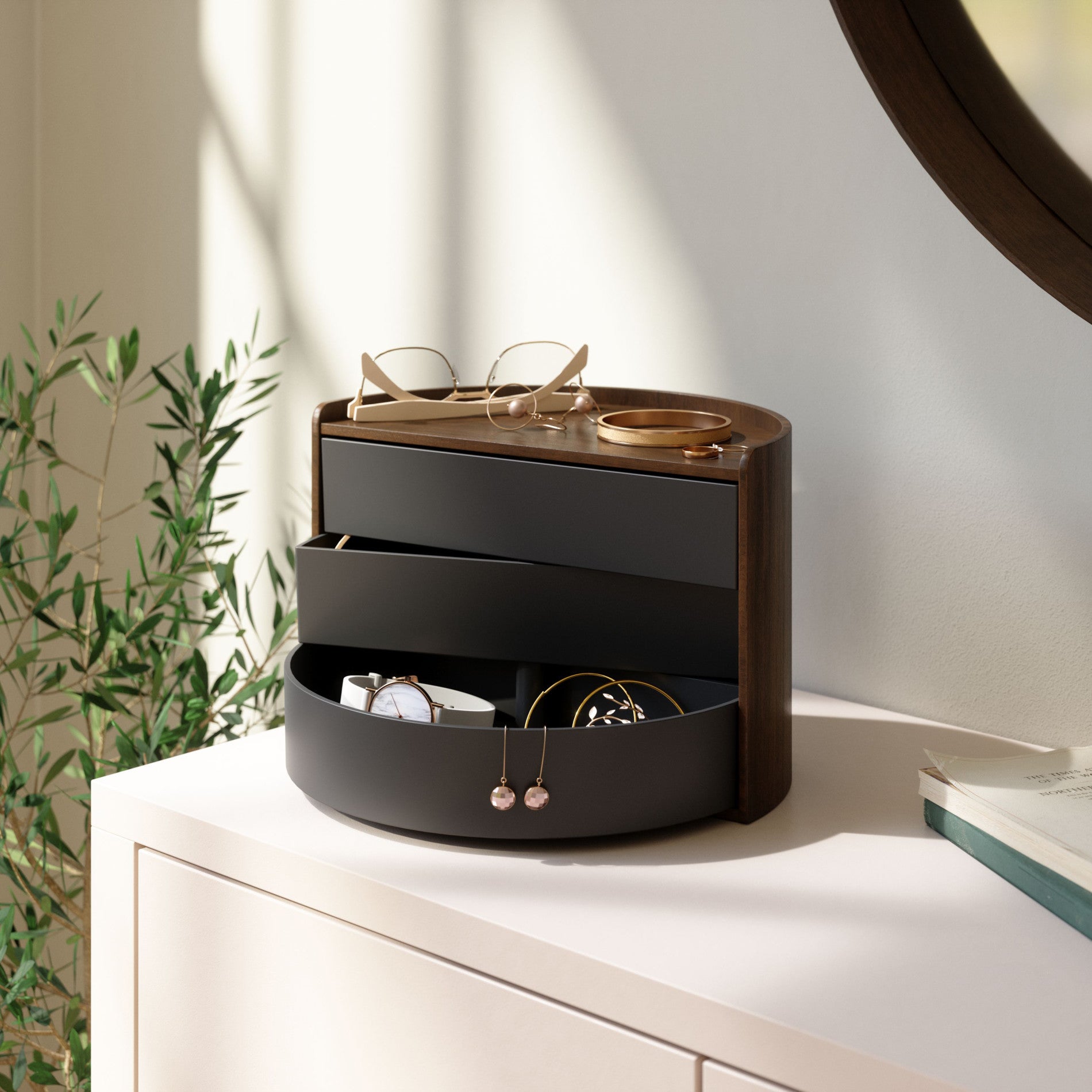 じゅん roBa Moona Storage Box – Jewelry Box & Organizer | Umbra
