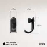 Nami Adhesive Hooks, Set of 3
