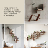 Shelves & Magazine Racks | color: Light-Walnut