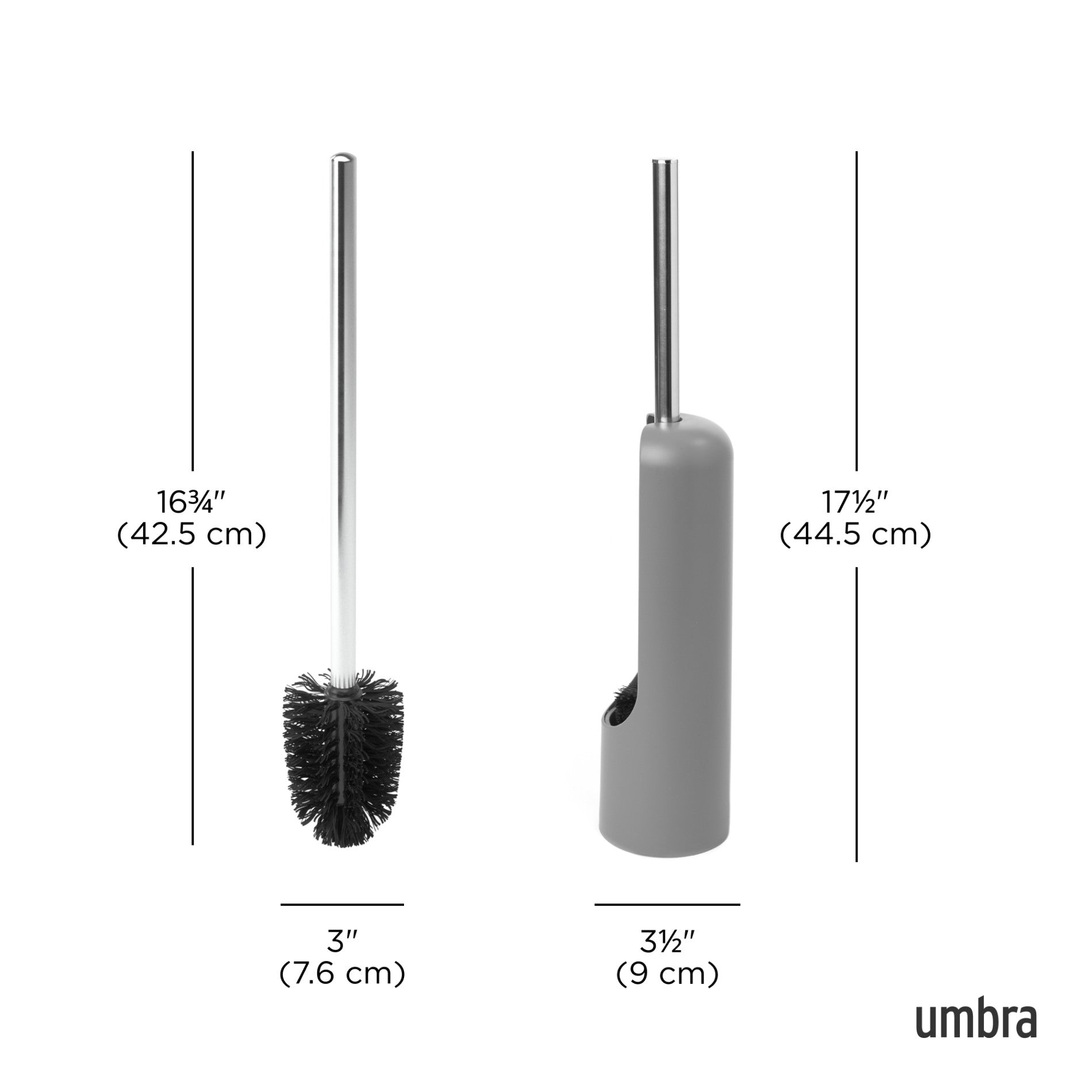 Touch Toilet Brush and Holder - Thumbnail 5