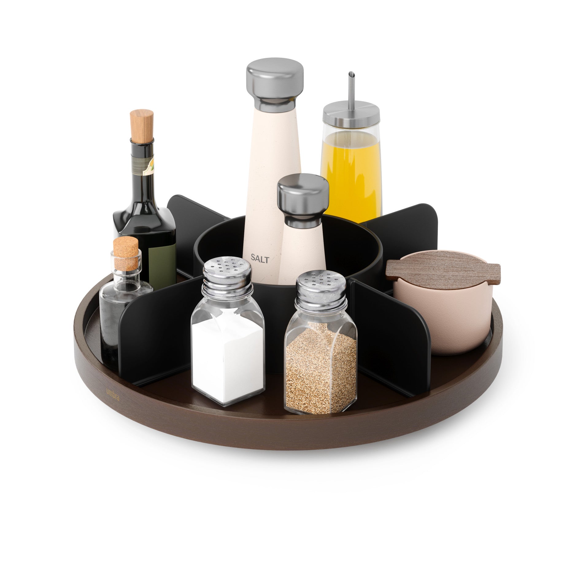 Bellwood Lazy Susan - Black-Walnut