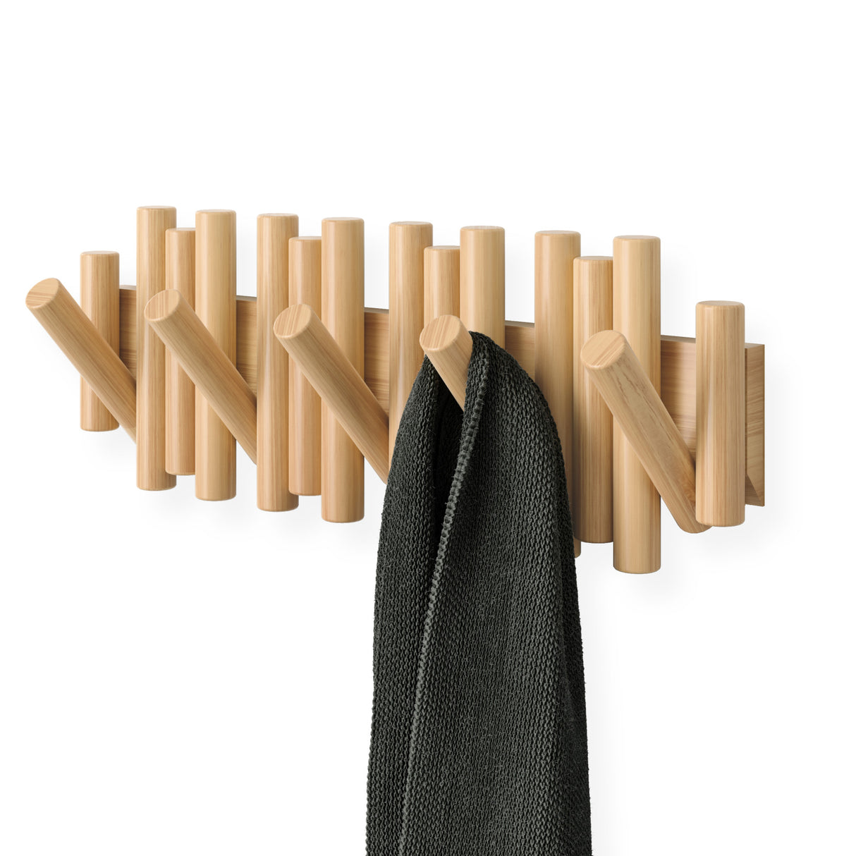 Wall Hooks | color: Natural | size: 5-Hook