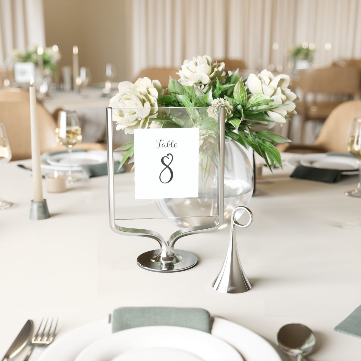 Tabletop Frames | color: Chrome | Hover