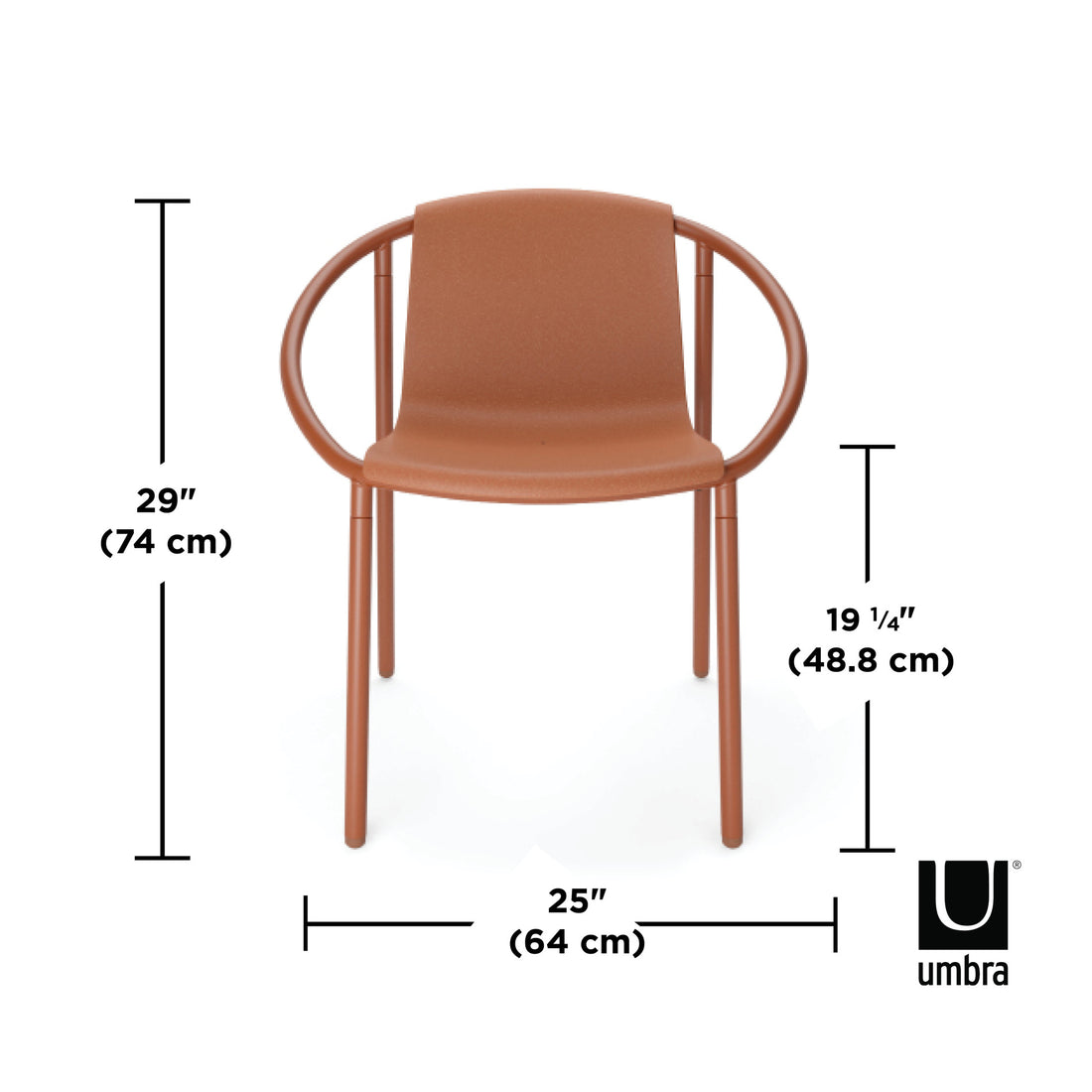 Ringo - Modern & Stylish Dining Room, Patio or Living Room Chair – Umbra