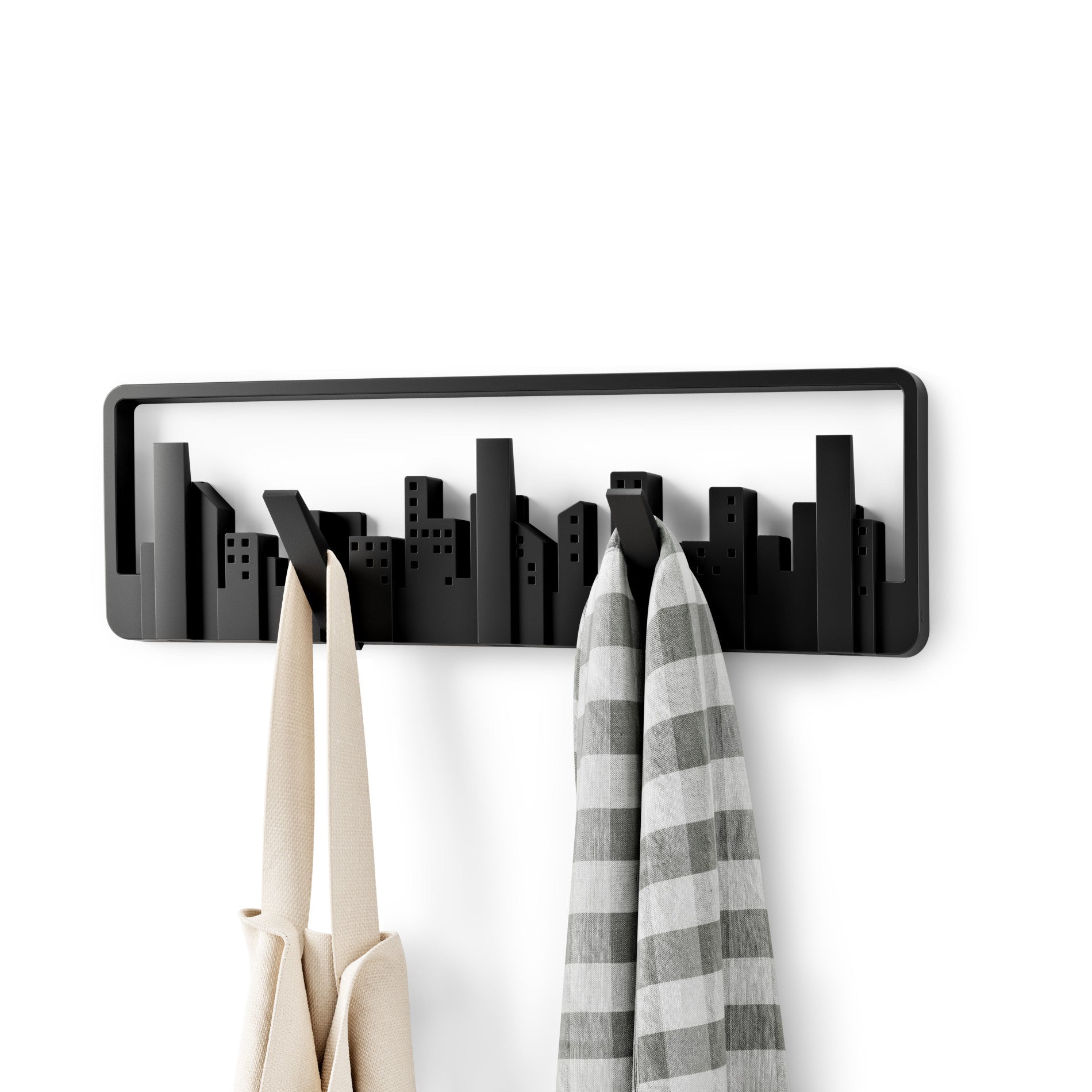 Lumen et Umbra コート Skyline Wall Mounted Hook | Decorative Wall Hook & Coat Rack - Umbra