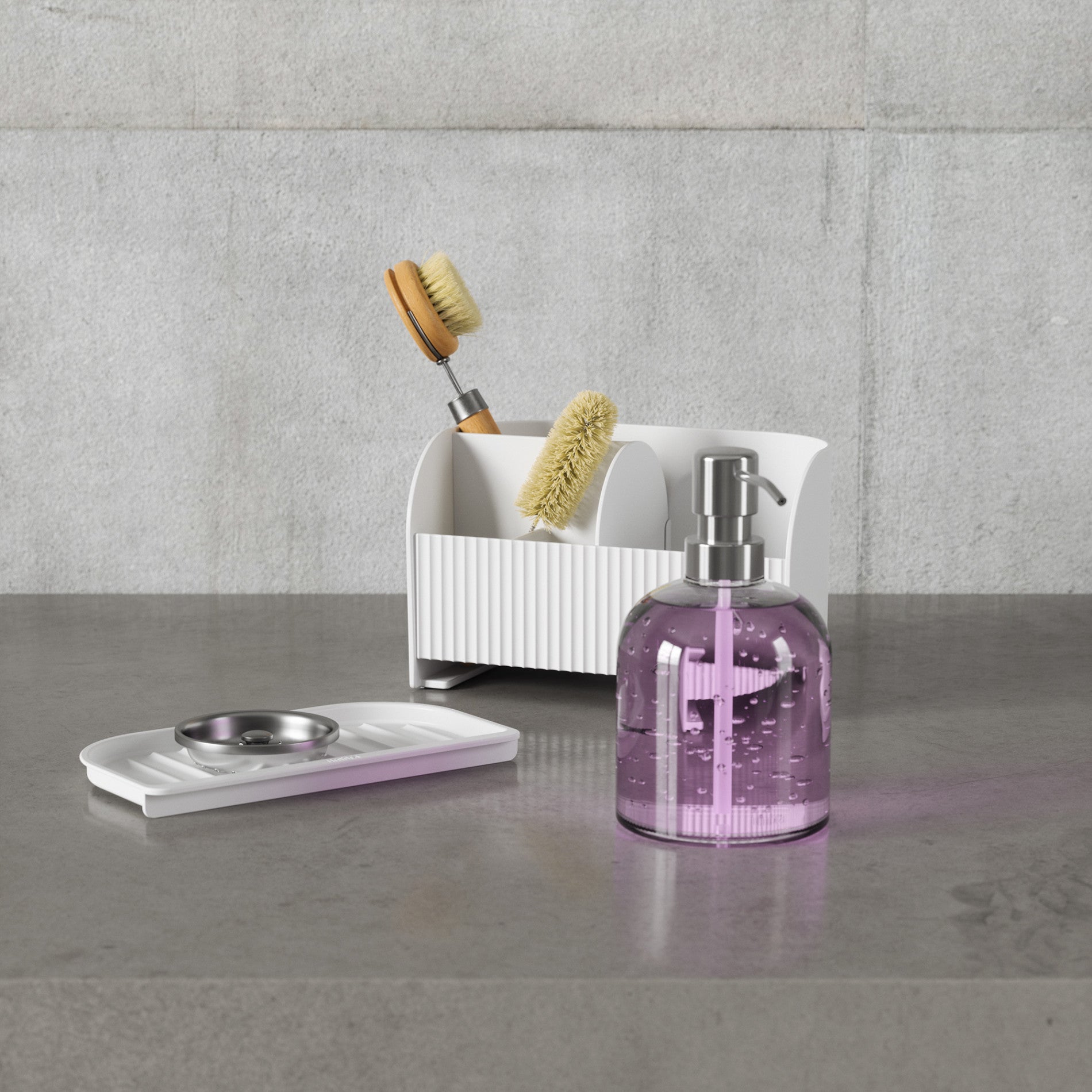 Sling sink caddy with pump - Thumbnail 2