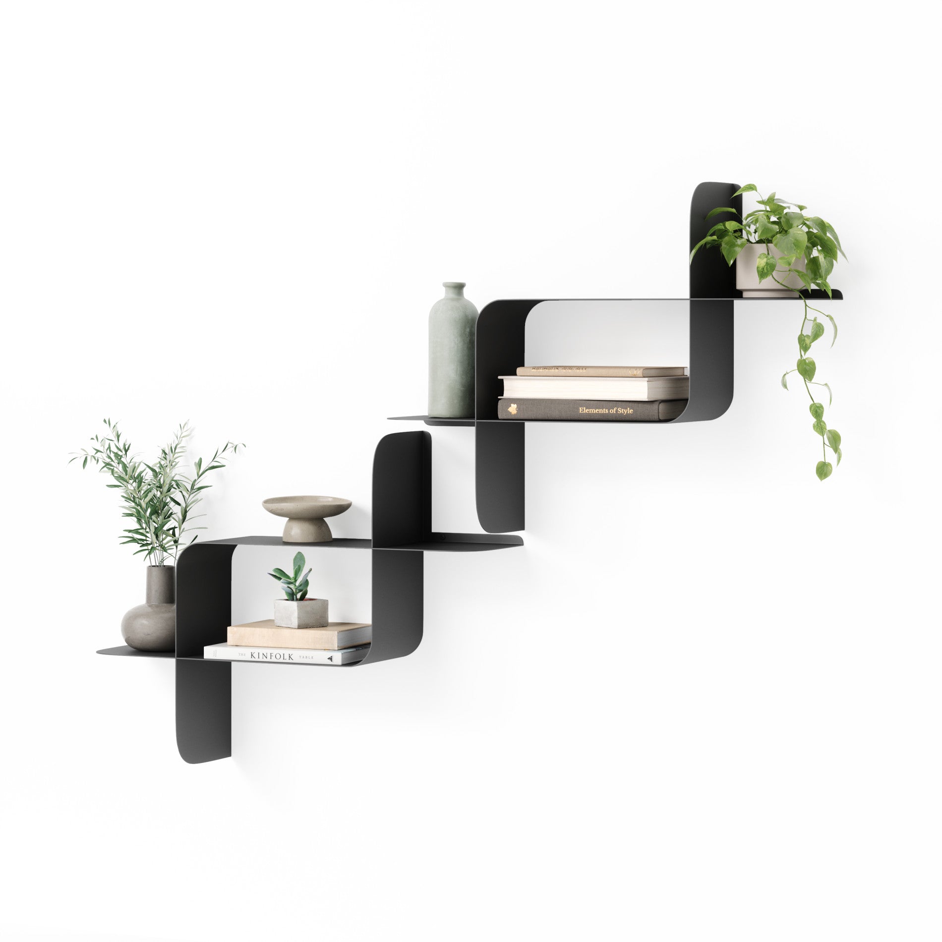 My 未使用　モンタージュシェルフ umbra ２つセット Montage Metal Wall Shelves, Set of 2 – Umbra
