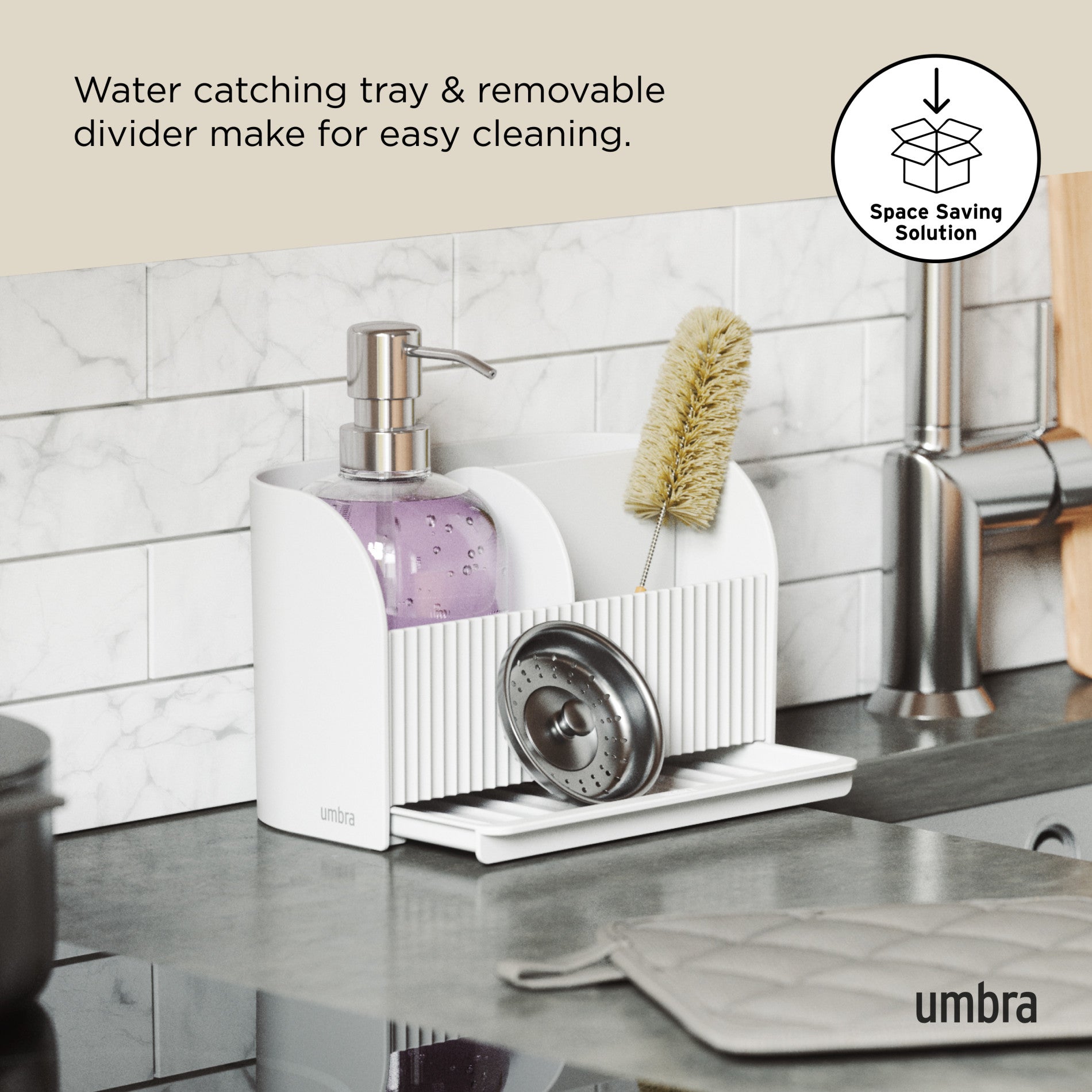 Sling sink caddy with pump - Thumbnail 3