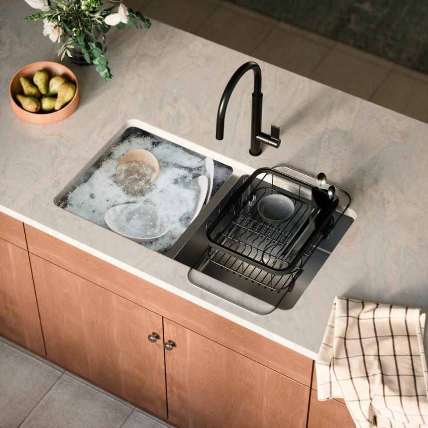 Sinkin Multi-Use Dish Drying Rack Umbra - Main Image