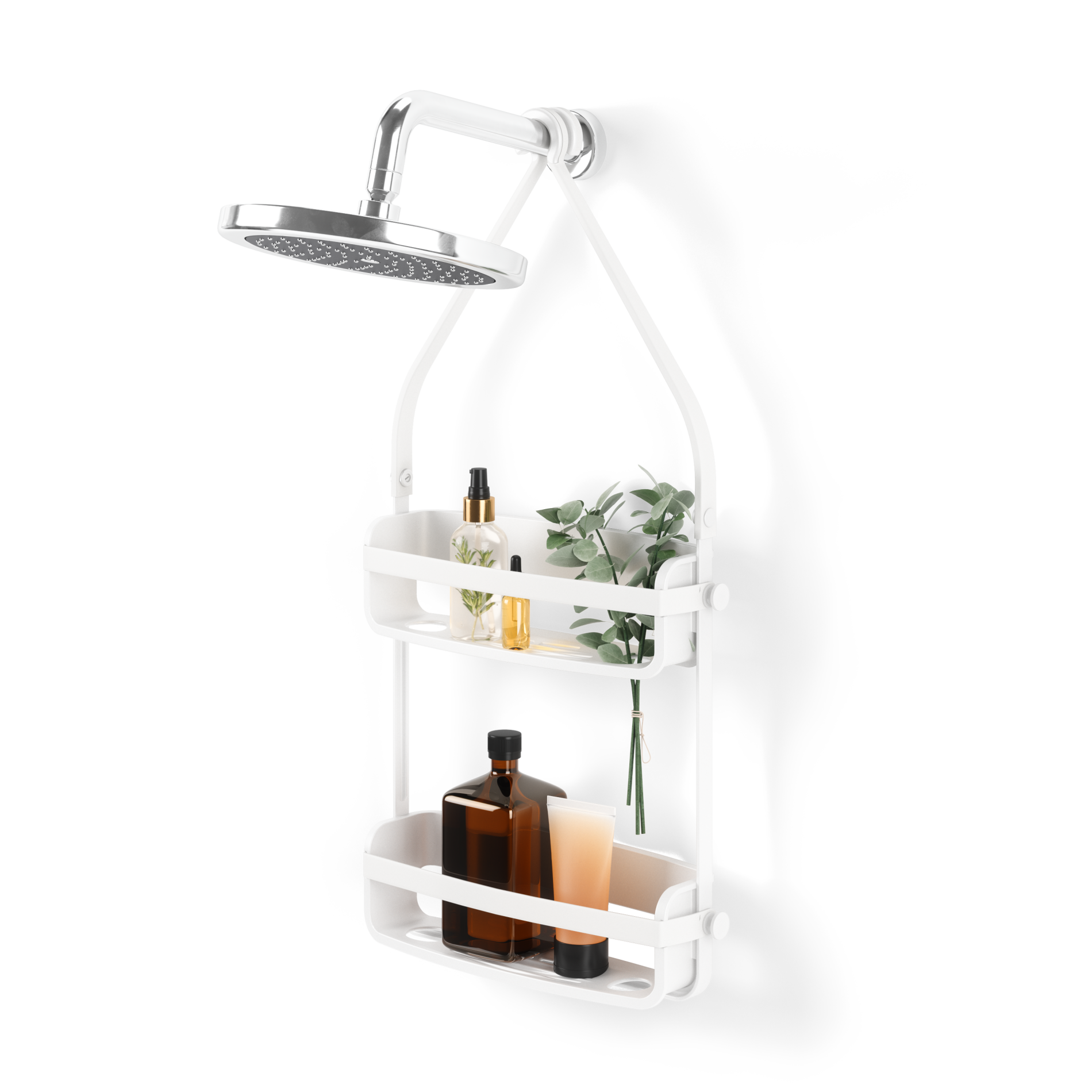 Flex Shower Caddy - White