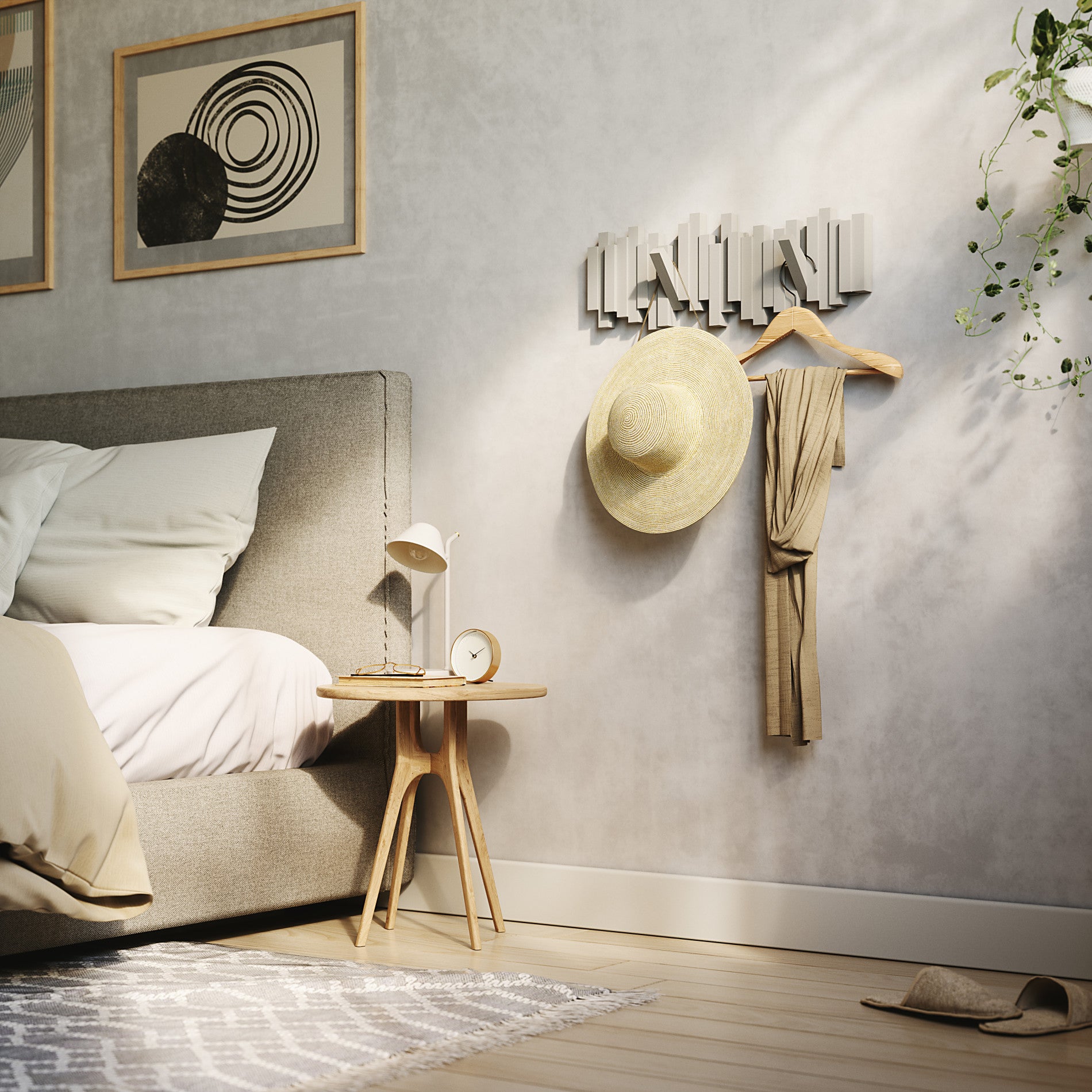 Wall Mounted Coat Rack & Decorative Wall Hooks | Umbra