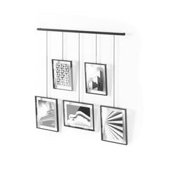 Umbra Exhibit Wall Picture Frames Set of 5 Black 1013426-040 product image