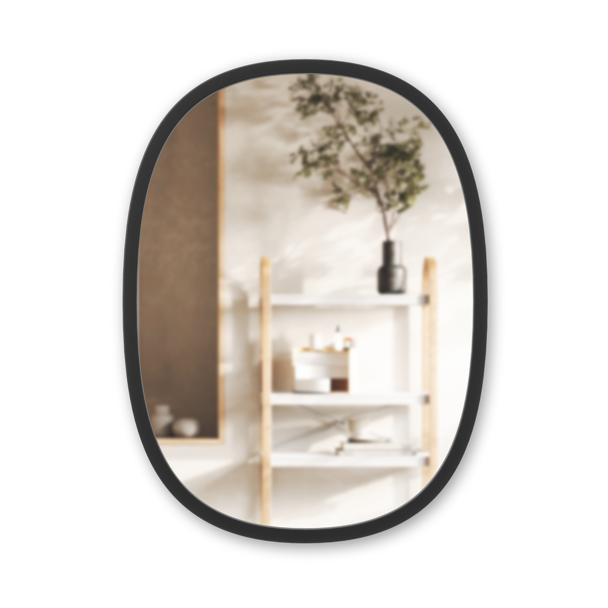 Hub Oval Mirror - Instantly Brighten Your Space with Hub | Umbra Hub Oval Mirror - Instantly Brighten Your Space with Hub | Umbra