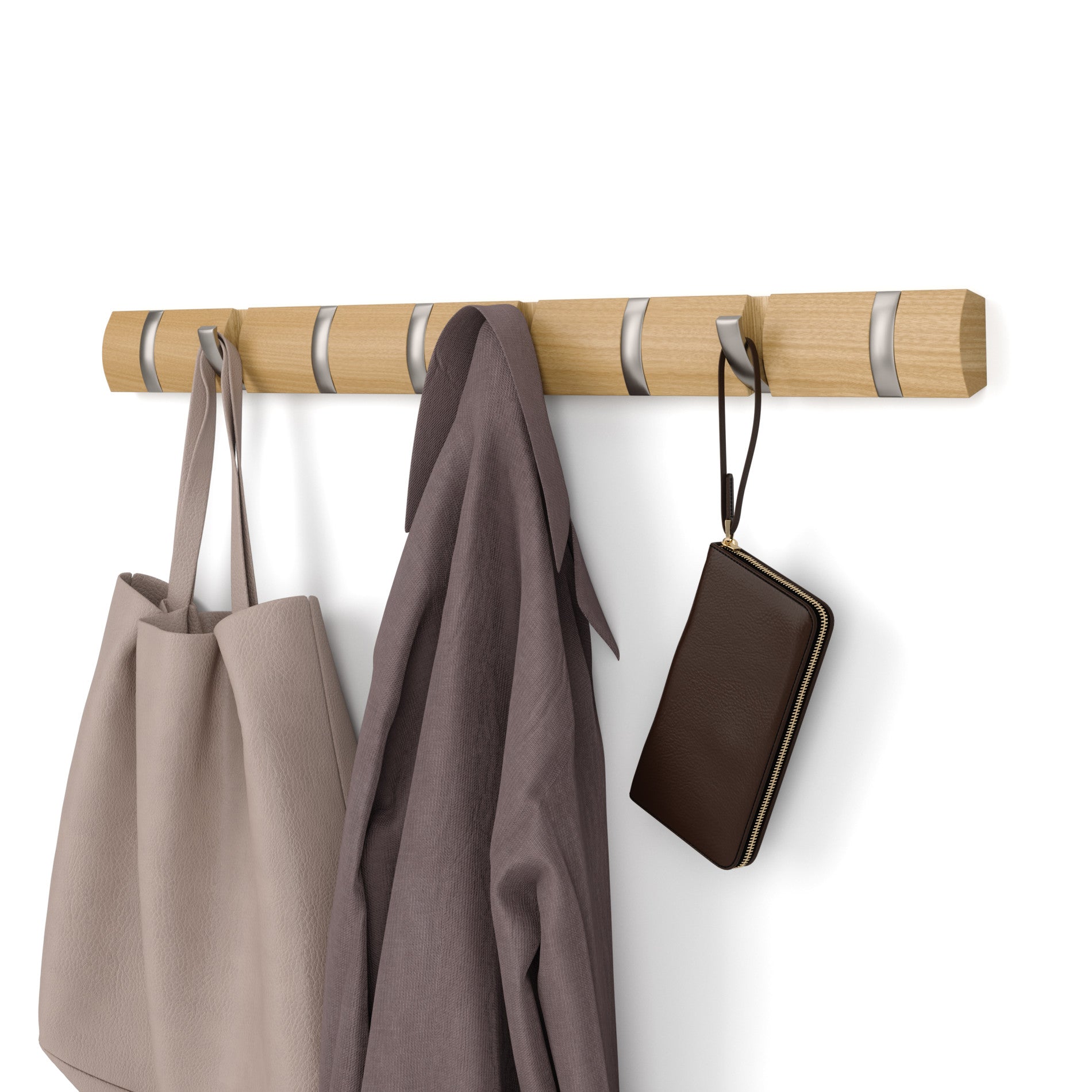 Flip 8 Wall Mounted Coat Rack | Umbra