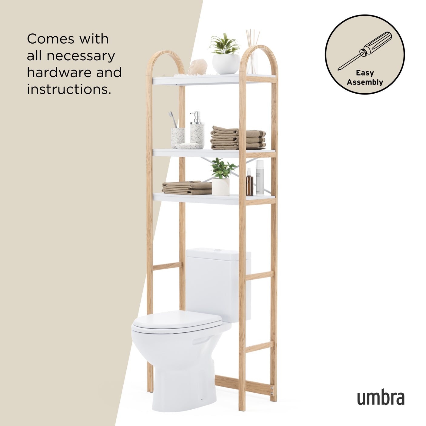 Shelves & Magazine Racks | color: White-Natural