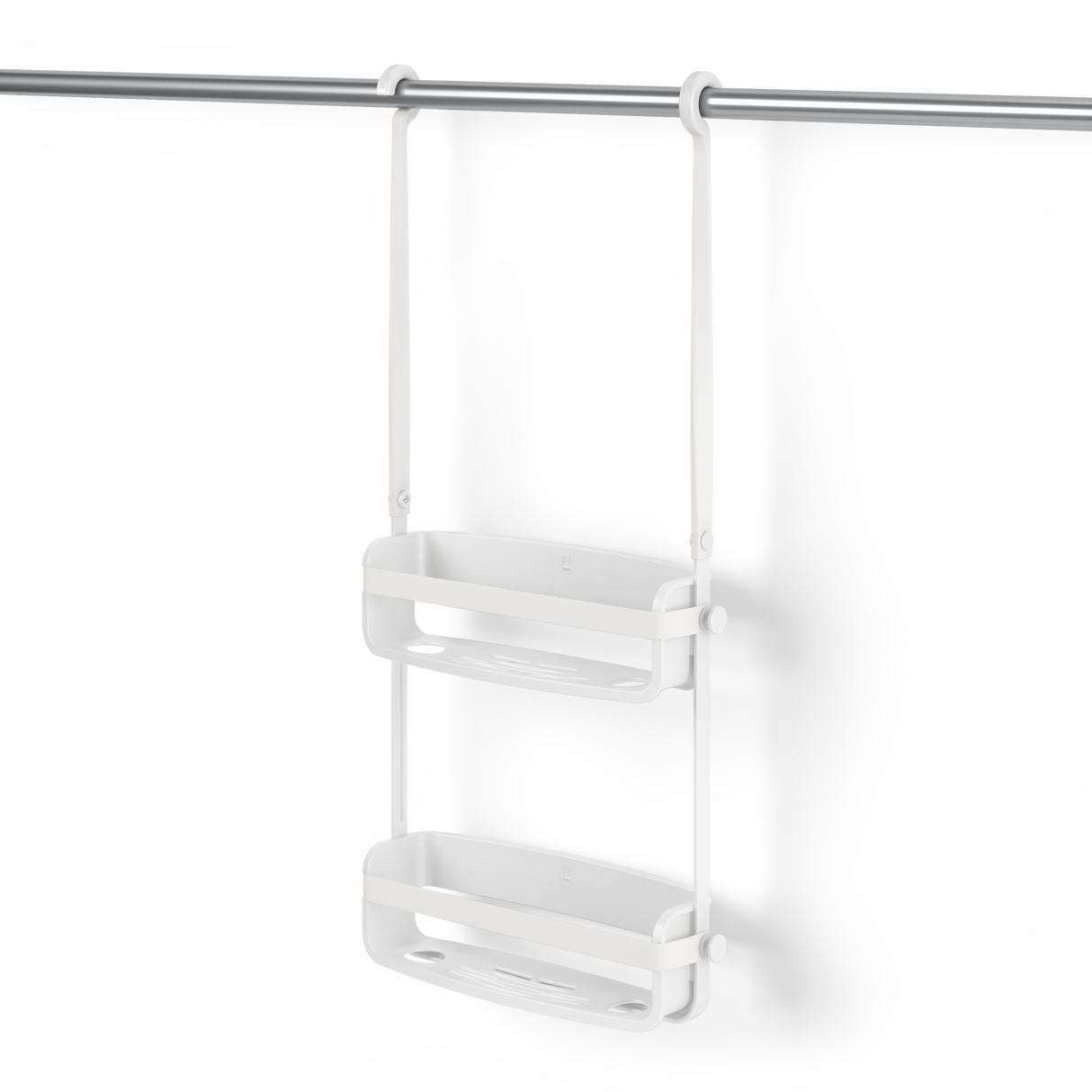 Over-The-Shower Caddy, White, Large