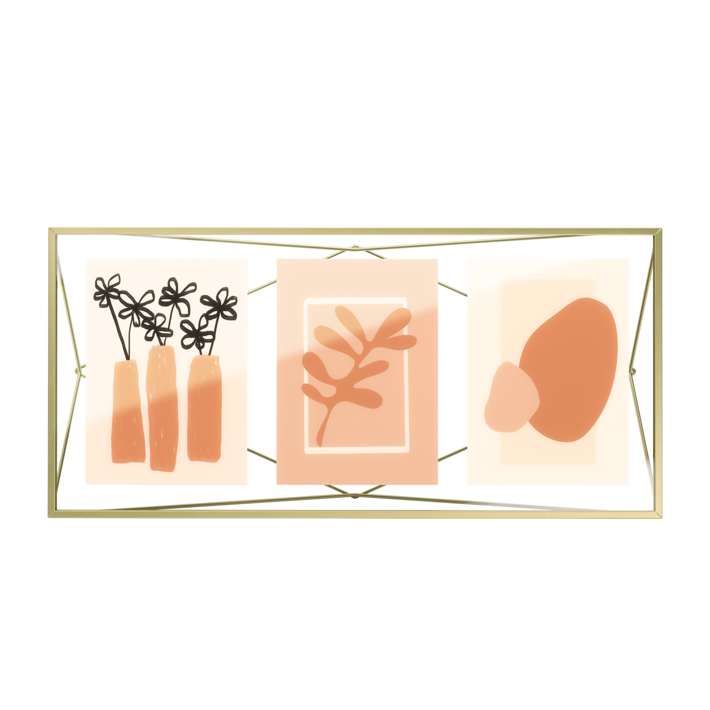 Tabletop Frames | color: Matte-Brass | size: Small-Gallery