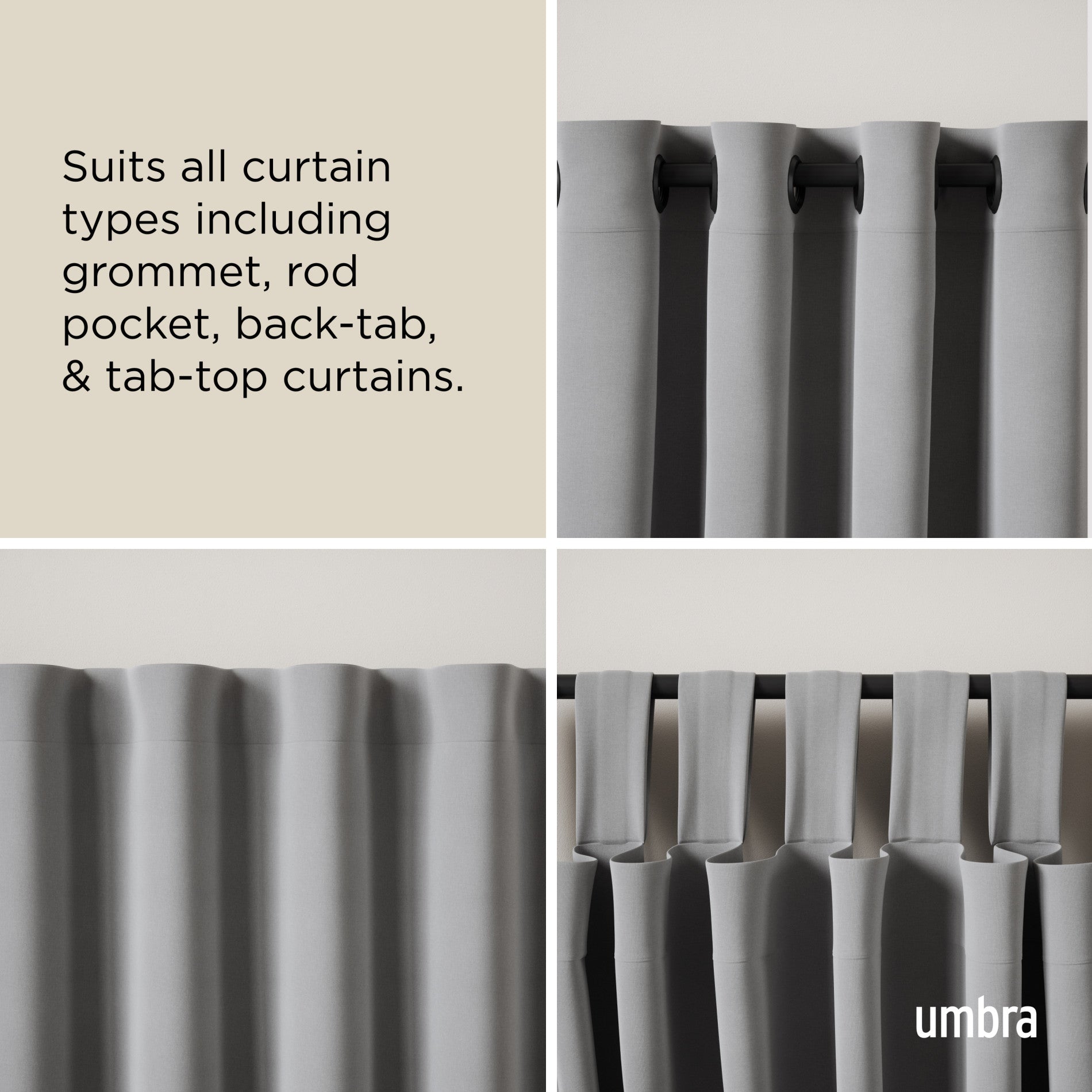 Umbra Twilight Curtain Rod - Thumbnail 5
